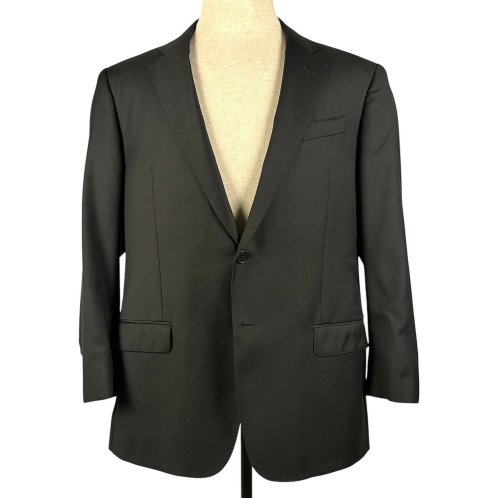 Emporio Armani G Line Blazer Mens 42US 52IT Black 100% Virgin Wool 2 Button NEW